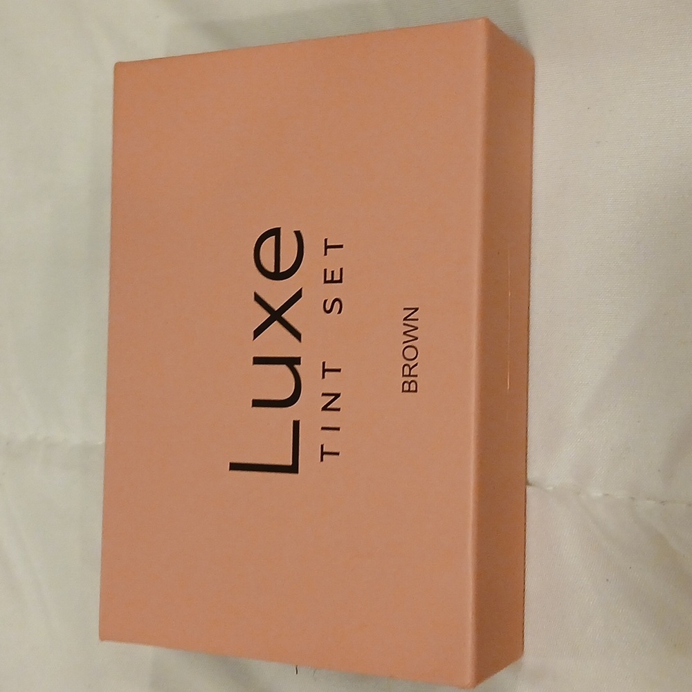 Luxe Cosmetics Eyelash Tint Set Black Sealed New - Picture 1 of 1